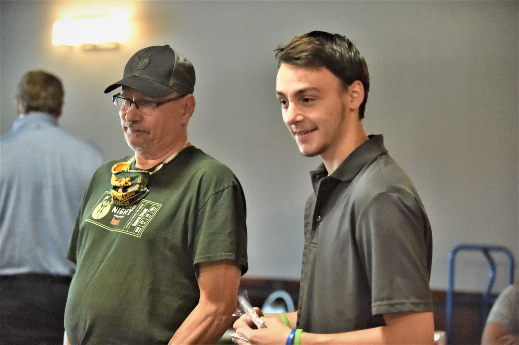 Grandparent and grandson